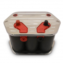 Ball Milled Aluminum Battery Box - Optima D34 & R34