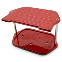 Billet Alum Optima Group 78 Milled Battery Box - Gloss Red