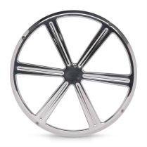 10" Wheel Style Subwoofer Grill - Bright Polished Finish