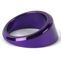 Angled Gauge Bezel for 2-1/16" Gauges - Gloss Purple