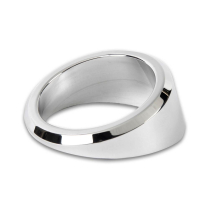 Angled Gauge Bezel for 2-5/8" Gauges - Clear Coat