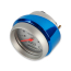 Angled Gauge Bezel for 3-3/8" Gauges - Gloss Blue