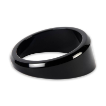 Angled Gauge Bezel for 3-3/8" Gauges - Gloss Black