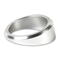 Angled Gauge Bezel for 3-3/8" Gauges - Clear Anodized