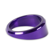 Angled Gauge Bezel for 3-3/8" Gauges - Gloss Purple