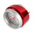 Angled Gauge Bezel for 3-3/8" Gauges - Gloss Red