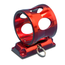 1 lb Fire Extinguisher Bracket - Gloss Red