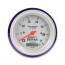 Billet Flat Gauge Bezel for 3-3/8" Gauges - Gloss Purple