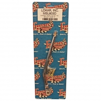 TKO 500 & 600 Manual 10" Single Bend Shifter Stick - Chrome