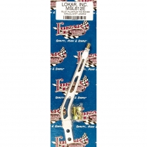 TKO 500 & 600 Manual 8" 1 Bend Shifter Stick - Satin Alum