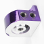 Billet Universal Oil Filter Head - Gloss Purple