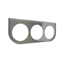 Under Dash 3 Hole 2-1/8" Gauge Mounting Panel