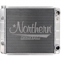 Chevy/GM Race Pro Double Pass Radiator - 24"W x 19"H LS Conf