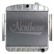 1955-57 Chevy Alum Radiator - 22-3/4"W x 22-1/2"H x 3-1/8"T