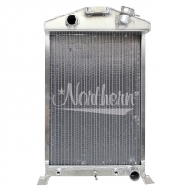 Hot Rod Radiator 17-3/4" W x 27-1/2" H, In-Left / Out-Right