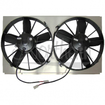 Dual 12" HI-CFM Electric Fan Shroud - 25-7/8" x 14-7/8"