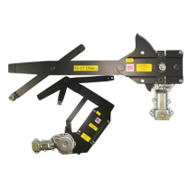 1956-57 Chevy 4-Dr HT Frt/Rear Power Window Kit w/Chr Switch