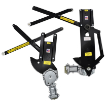 1973-91 Chevy P/U Crew Cab Frt/Rear Power Window Kit Chr Sw