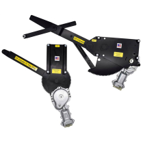 1958 Impala 2-Dr HT Frt/Rear Power Window Kit w/Chr Switches