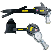 1963-67 Nova 2-Dr Sed Frt/Rear Power Window Kit w/Chrome Sw