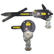 1963-67 Nova Conv Frt/Rear Power Window Kit w/Chr Switches