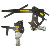 1967-68 Mustang Coupe/Conv Frt/Rear P/Window Kit w/Chrome Sw