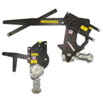 1967-68 Mustang Coupe/Conv Frt/Rear P/Windows wo Vent Chr Sw