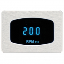 Odyssey Series Mini Tachometer - Satin/Blue