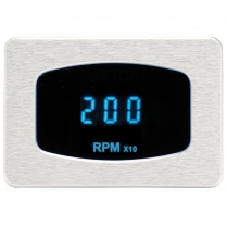 Odyssey Series Mini Tachometer - Satin/Teal