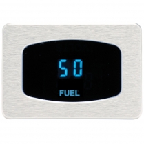 Odyssey Series Fuel Level Gauge - Satin/Blue