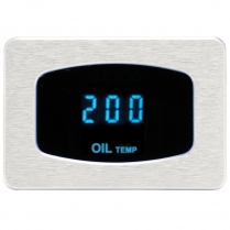 Odyssey Series Oil Temperature Gauge - Satin/Teal