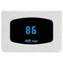 Odyssey Series Ambient Air Temp Gauge - Satin/Blue