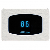 Odyssey Series Ambient Air Temp Gauge - Satin/Teal