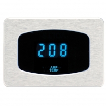 Odyssey Series Amplifier Temp Gauge - Satin/Teal