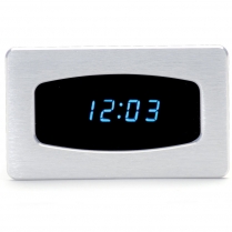 Odyssey Series VFD Digital Clock - Chrome/Blue