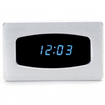Odyssey Series VFD Digital Clock - Chrome/Teal