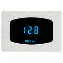 Odyssey Series Single Air Pressure Gauge - Chrome/Teal