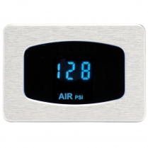 Odyssey Series Single Air Pressure Gauge - Satin/Blue