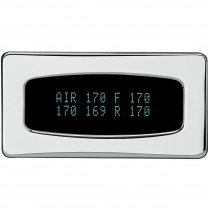 Odyssey Quad Air Pressure without Senders - Chrome/Teal