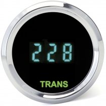 Odyssey II 2-1/16" Trans Temp 0-400F & 0-200C - Chrome/Teal