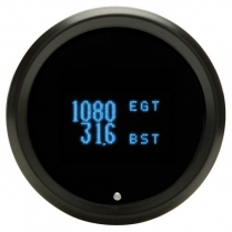 Odyssey II 3-3/8" Quad Gauge - Black/Teal