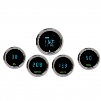 Odyssey II 5 Gauge Individual Kit - Black/Teal