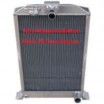 1937 Chevy Car Aluminum Radiator