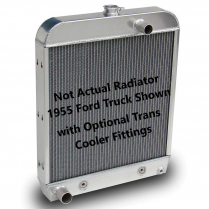1956 Chevy Car Aluminum Radiator