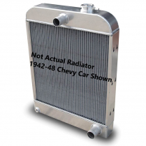 1959-65 Chevy Car Vertical Flow Aluminum Radiator