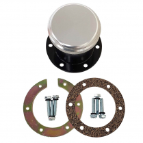 Bolt-On Fuel Neck & Billet Cap Kit with 2" Tall Neck