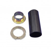 6 Hole Bolt On Fuel Filler Neck Kt with 2" ID x 6" Long Hose