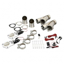 Electric Cutout for Dual 3" Exhaust System with Remote