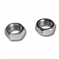 Left Hand Jam Nut 11/16-18" - Chrome