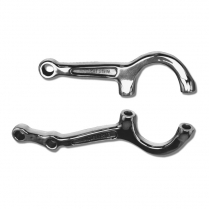 1928-34 Ford Super Bell 5" Drop Axle Steering Arms - Chrome